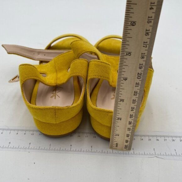 XYD Strappy Low Heel Sandal Pumps for Women Open Toe Ankle Strap Slingback - Picture 5 of 8